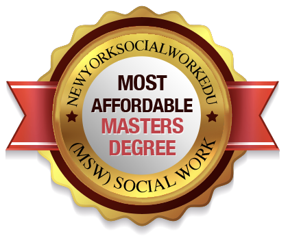 Most affordable masters degree msw badge